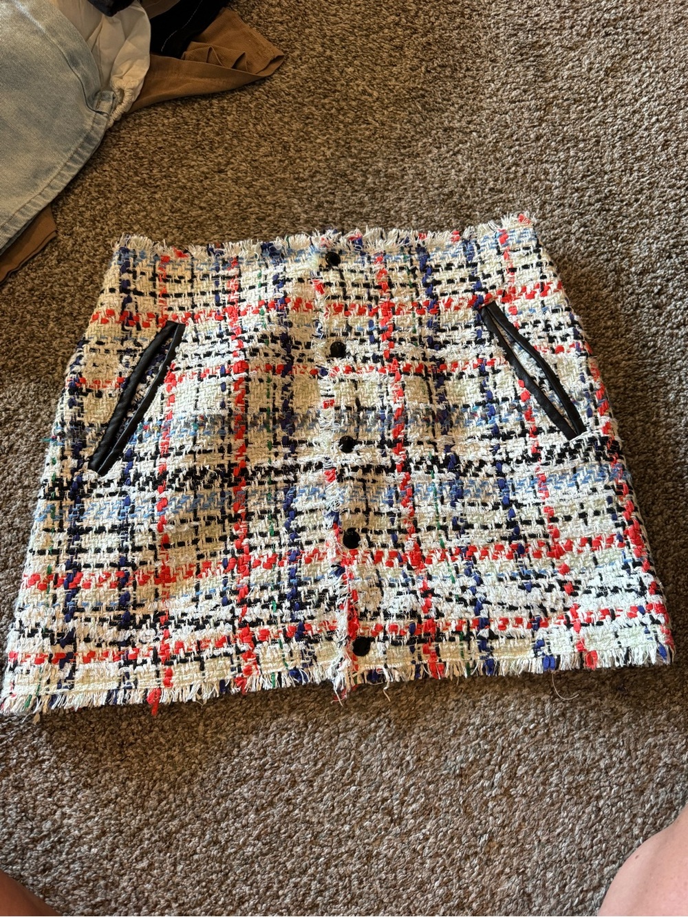 Rag and Bone Otis tweed mini skirt